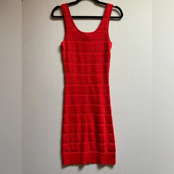 Mango stretchy bodycon red tank dress sz S - Picture 3 of 11
